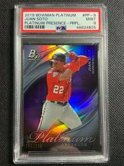 Juan Soto [Purple] Baseball Cards 2019 Bowman Platinum Presence Prices