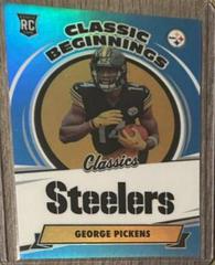 George Pickens [Blue] #CB-19 Football Cards 2022 Panini Classics Beginnings Prices