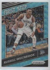 Russell Westbrook [Teal Wave Prizm] Basketball Cards 2016 Panini Prizm First Step Prices