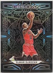 DeMar DeRozan [Blue] #3 Basketball Cards 2022 Panini Obsidian Prices