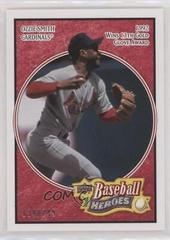 Ozzie Smith [Red] Baseball Cards 2008 Upper Deck Baseball Heroes Prices