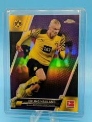 Erling Haaland [Purple Refractor] #30 Soccer Cards 2021 Topps Chrome Bundesliga Prices