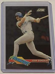 Juan Gonzalez Baseball Cards 1993 Score the Franchise Prices