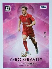 Diogo Jota [Purple] Soccer Cards 2022 Panini Donruss Zero Gravity Prices