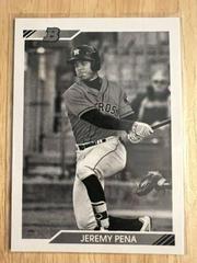Jeremy Pena [Black & White] #BHP-61 Baseball Cards 2020 Bowman Heritage Prospects Prices