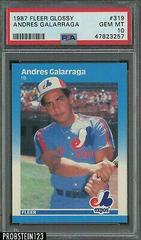 Andres Galarraga #319 Baseball Cards 1987 Fleer Glossy Prices