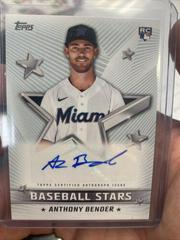 Anthony Bender Baseball Cards 2022 Topps Baseball Stars Autographs Prices
