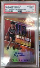 Anfernee Simons #HSR-AS Basketball Cards 2018 Panini Hoops Hot Signatures Rookies Prices
