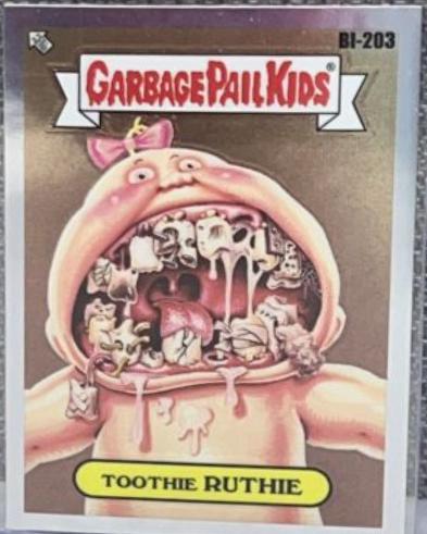 Toothie RUTHIE [No Blue Ink] #BI-203 2022 Garbage Pail Kids Chrome