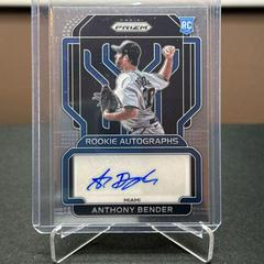 Anthony Bender #RA-AB Baseball Cards 2022 Panini Prizm Rookie Autographs Prices