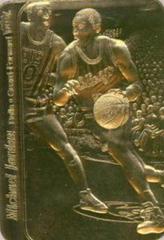 Michael Jordan ['86 Sticker White Border] Basketball Cards 1998 Fleer 23KT Gold Prices