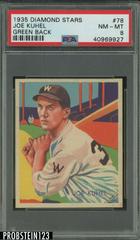 Joe Kuhel [Green Back] #78 Baseball Cards 1935 Diamond Stars Prices