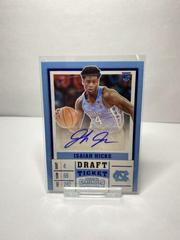 Isaiah Hicks Draft Ticket Autograph Blue Foil #110 Basketball Cards 2017 Panini Contenders Draft Picks Prices