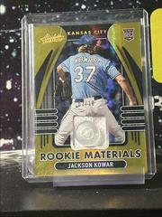 Jackson Kowar [Spectrum Gold] #ARM-JK Baseball Cards 2022 Panini Absolute Rookie Materials Prices