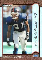 Amani Toomer [Refractor] #26 Football Cards 1999 Bowman Chrome Prices