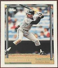Ozzie Guillen [Winner] #210 Baseball Cards 1992 Topps Gold Prices