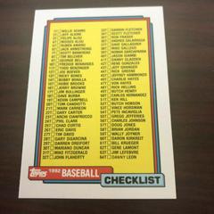Checklist #132T Baseball Cards 1992 Topps Traded Prices