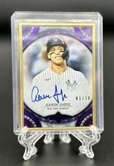 Aaron Judge [Purple] Baseball Cards 2022 Topps Transcendent Collection Autographs Prices