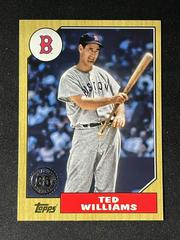 Ted Williams #87TBU-12 Baseball Cards 2022 Topps Update 1987 Prices