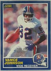 Vance Johnson Football Cards 1989 Panini Score Prices