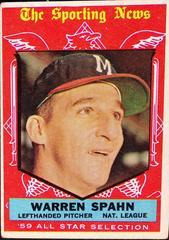 Warren Spahn [All Star] Baseball Cards 1959 Topps Prices
