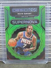 Kevin Durant [Green Flood] #5 Basketball Cards 2021 Panini Obsidian Supernova Prices