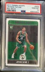 Jayson Tatum [Red Back] #253 Basketball Cards 2017 Panini Hoops Prices