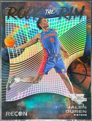 Jalen Duren #5 Basketball Cards 2022 Panini Recon Rock the Rim Prices
