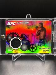 Anderson Silva [Gold] #UG-AS Ufc Cards 2010 Topps UFC Ultimate Gear Relic Prices
