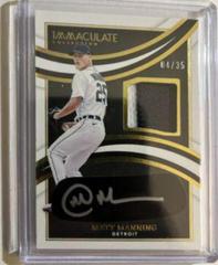 Matt Manning [Patch Autograph Black] #103 Baseball Cards 2022 Panini Immaculate Prices