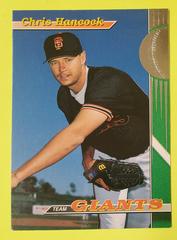 Chris Hancock #16 Baseball Cards 1993 Stadium Club Giants Prices