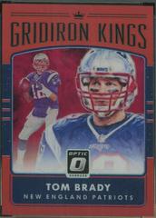 Tom Brady [Red] Football Cards 2016 Panini Donruss Optic Gridiron Kings Prices