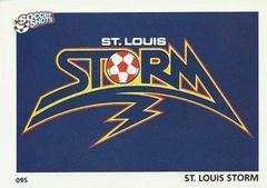 St. Louis Storm LOGO Soccer Cards 1991 Soccer Shots MSL Prices