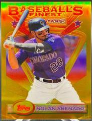 Nolan Arenado [Gold Refractor] #101 Baseball Cards 2020 Topps Finest Flashbacks Prices