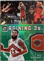 Fred VanVleet [Green] Basketball Cards 2021 Panini Donruss Optic Raining 3s Prices