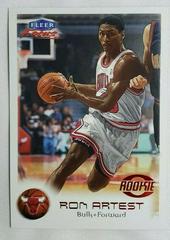 Ron Artest Basketball Cards 1999 Fleer Focus Prices
