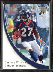 Darrent Williams [Gold] #116 Football Cards 2005 SP Authentic Prices