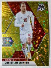 Christian Eriksen [Gold Circle] Soccer Cards 2021 Panini Mosaic UEFA Euro 2020 Prices