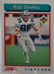 Russ Campbell Football Cards 1992 Panini Score Prices
