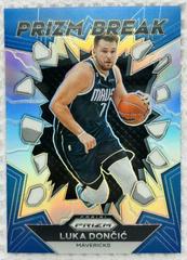 Luka Doncic [Blue Wave] #4 Basketball Cards 2023 Panini Prizm Prizm Break Prices