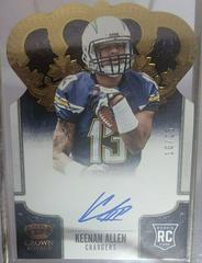 Keenan Allen [Jersey Autograph Green] #217 Football Cards 2013 Panini Crown Royale Prices