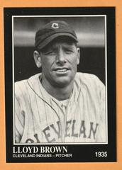 Lloyd Brown #181 Baseball Cards 1991 Conlon Collection Prices