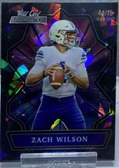Zach Wilson [Black Holo Lux] #ABC-5 Football Cards 2021 Wild Card Alumination Prices