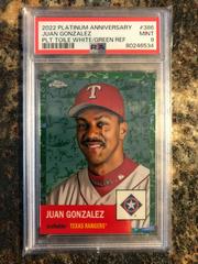 Juan Gonzalez [Green Wave] #386 Baseball Cards 2022 Topps Chrome Platinum Anniversary Prices