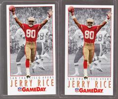 Jerry Rice #336 Football Cards 1992 Fleer Gameday Prices