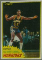 Joe Barry Carroll West Basketball Cards 1981 Topps Prices