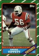 Andre Tippett Football Cards 1986 Topps Prices