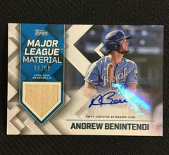 Andrew Benintendi #MLMA-AB Baseball Cards 2022 Topps Major League Material Autographs Prices