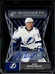 Alex Barre Boulet [Autograph] #RFX-88 Hockey Cards 2021 SPx Radiance FX Prices