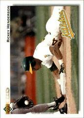 Rickey Henderson [Gold Hologram] #155 Baseball Cards 1992 Upper Deck Prices